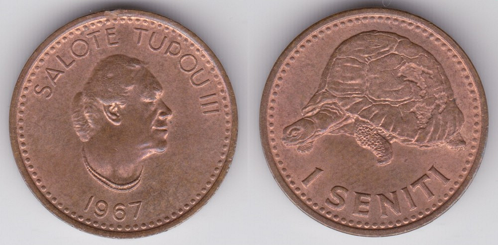 1 Seniti. Tonga. 1975 176-4