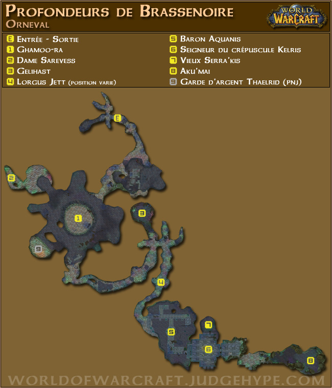 Carte de l'instance Profondeurs de Brassenoire Profondeursdebrassenoire