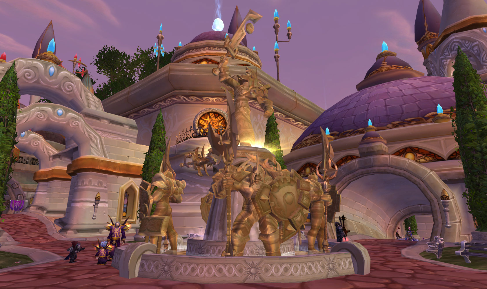 Un nouvelle statue à Dalaran après la mort d'Arthas 204