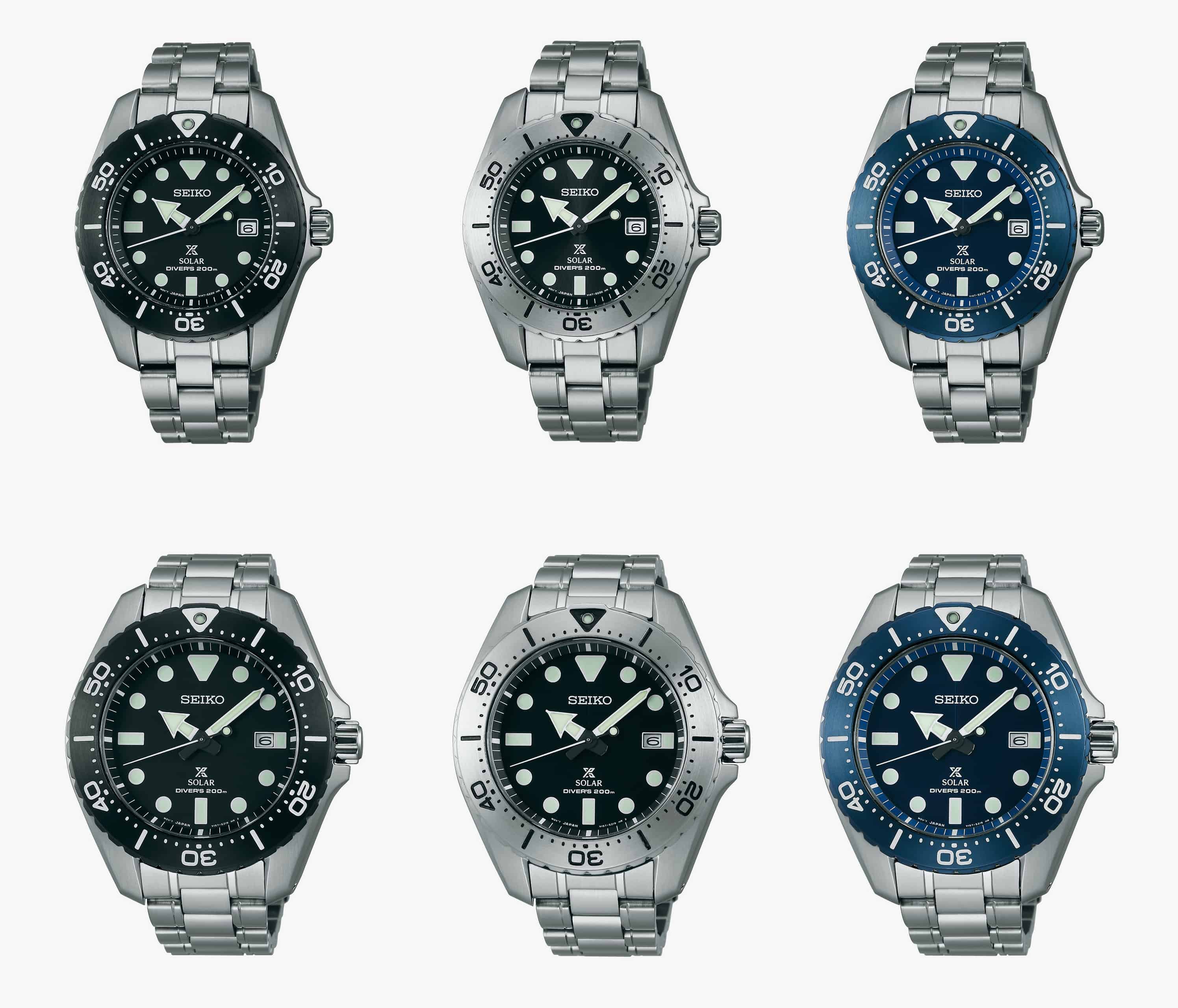 New Seiko Prospex Solar Divers SeikoSBDJSBDN_divers