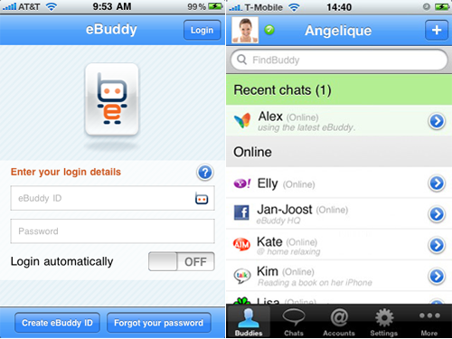 برنامج الاى بدى لجميع الموبيلات على مون سوفت Ebuddy