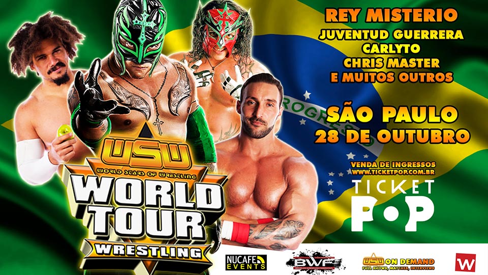 Rey Mysterio e Juventud Guerrera em Tour pelo Brasil e Portugal Wsw-brasil
