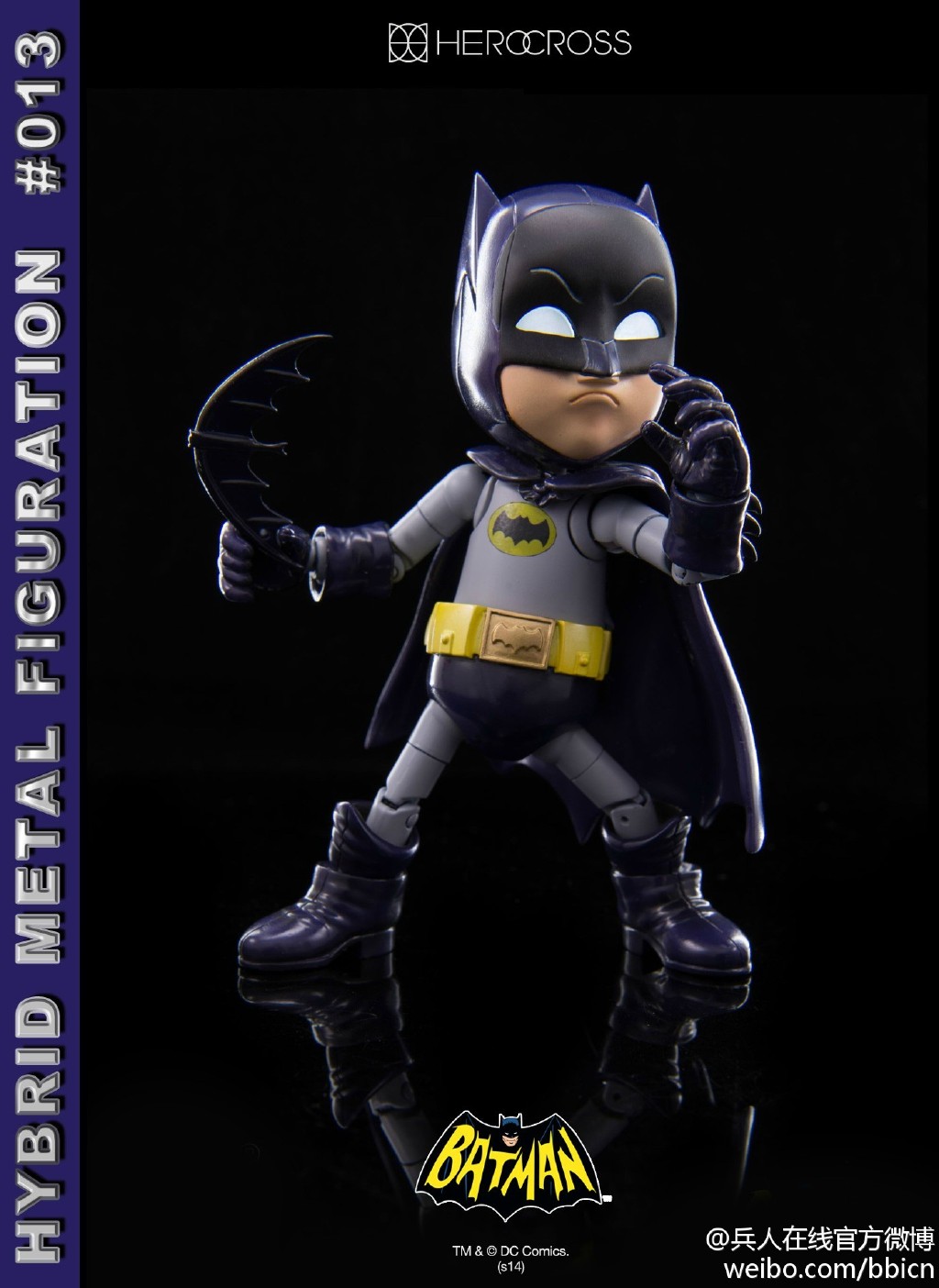 [HEROCROSS] Classic TV Series 1960: Batman e Robin Diecast Action Figure 69381c07gw1eji6sseud6j212w1hc7bg