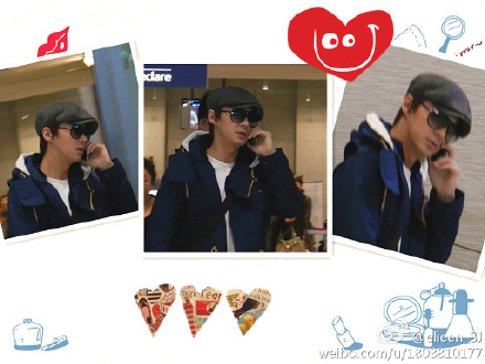 [26.2.12][Pics] JunJin ~ Shanghai to Seoul 6b83f581jw1dqfuy2p2kdj