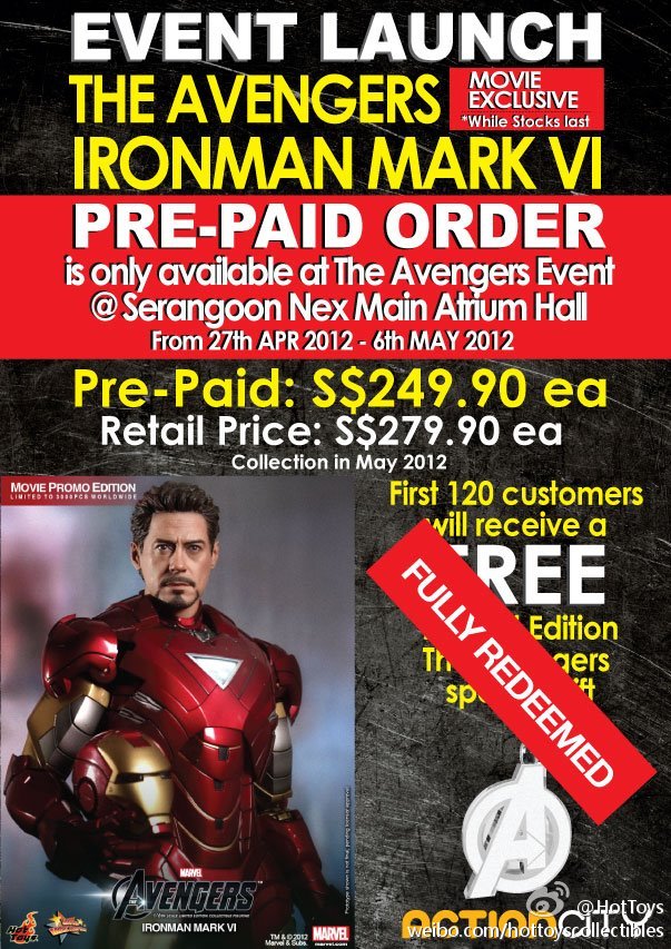 [Hot Toys] The Avengers: Iron Man Mark VI Special Version - 1/6 scale - Página 5 6abcda73gw1dseeh1kuezj