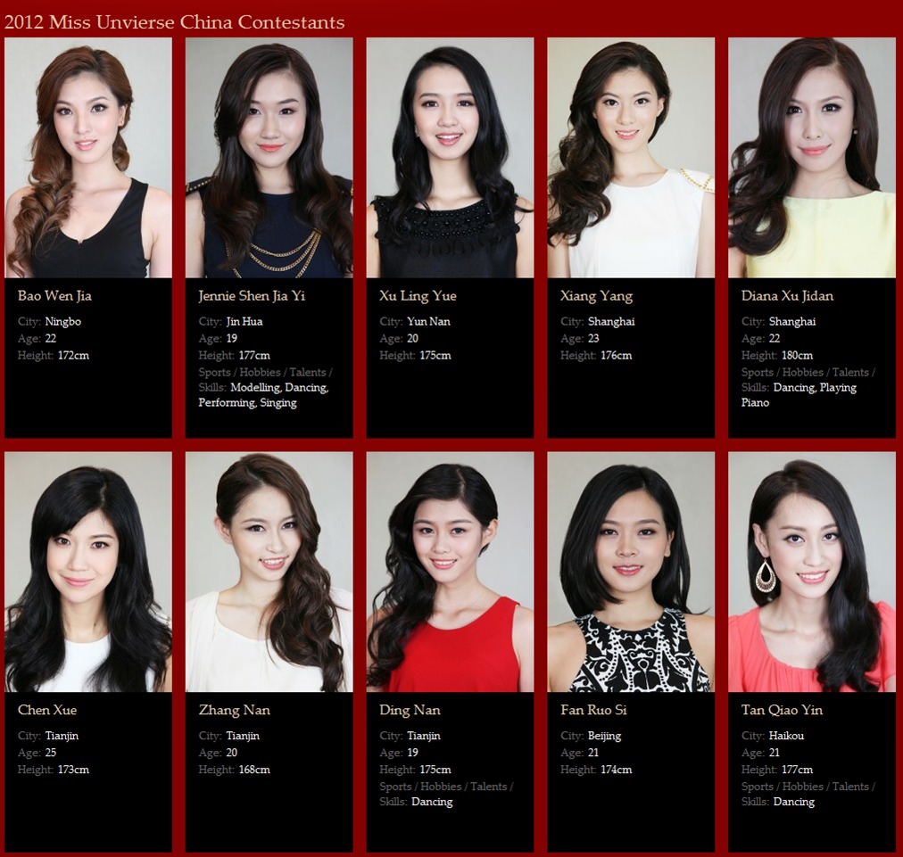 Road to Miss Universe China 2012 - The Candidates 806d2cb1tw1dvkha83p31j