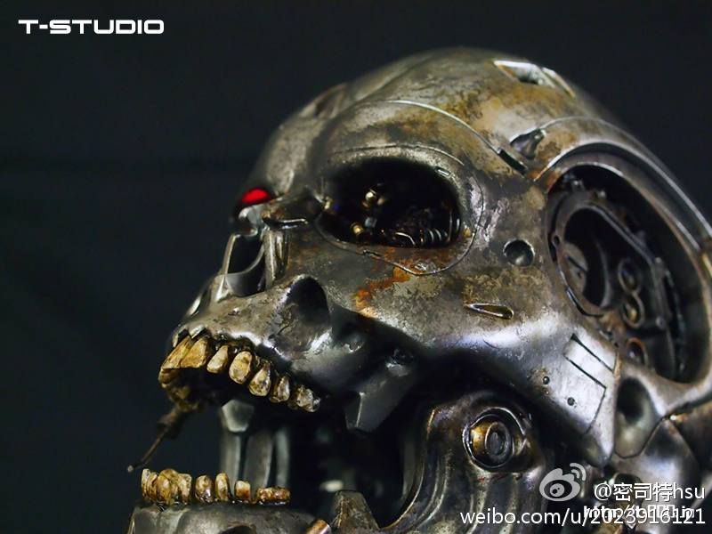 [T-Studio] T-800 Endoskeleton Head - Battle Damaged | 1/1 scale 78a28259gw1e59iqvh7d7j20m80goq86