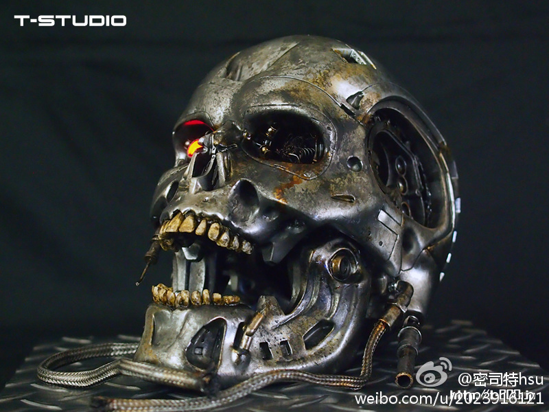 [T-Studio] T-800 Endoskeleton Head - Battle Damaged | 1/1 scale 78a28259gw1e59irahkiej20m80go7a0