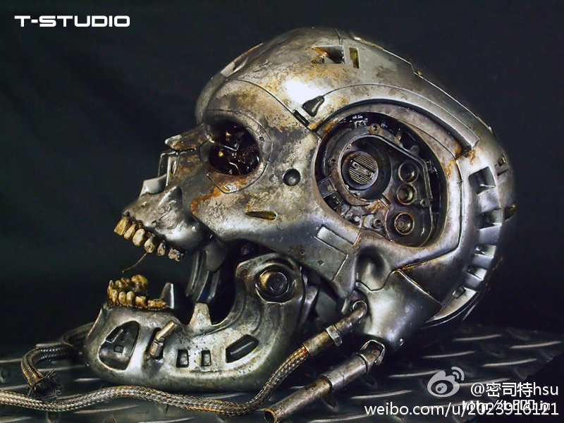 [T-Studio] T-800 Endoskeleton Head - Battle Damaged | 1/1 scale 78a28259gw1e59irvh1yyj20m80gojyd
