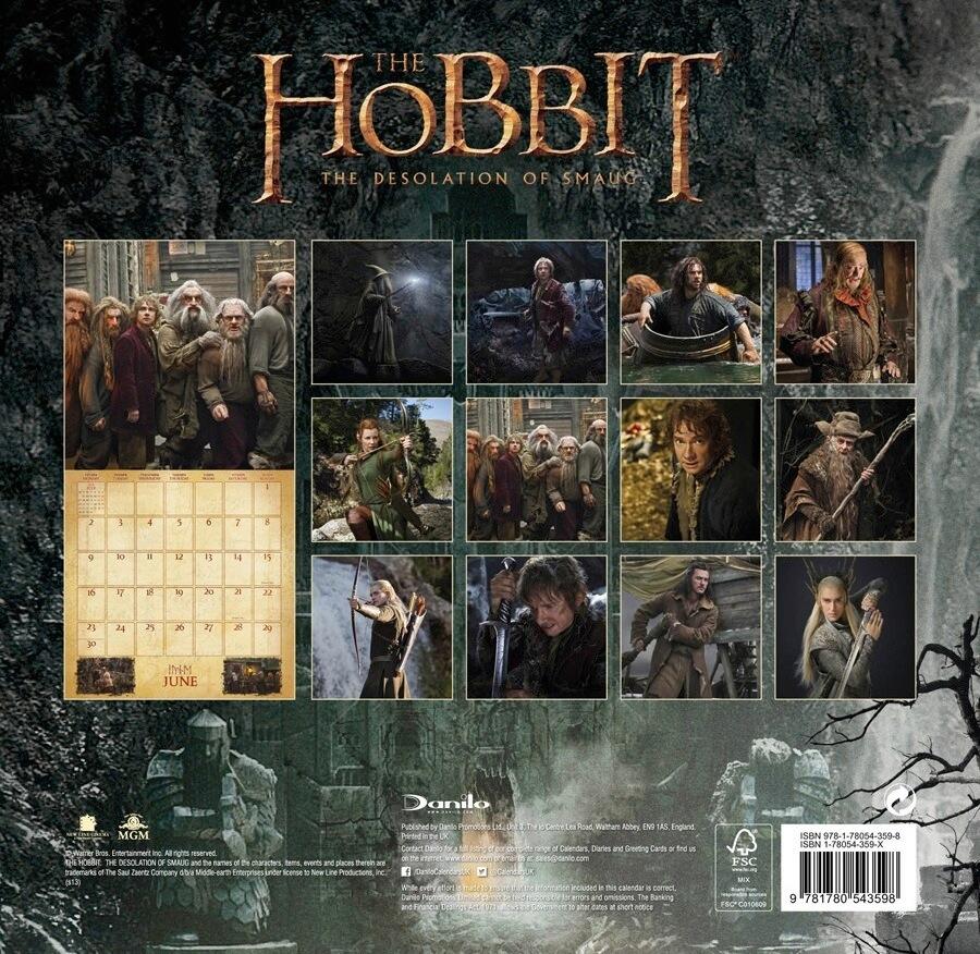 Le Seigneur des Anneaux / The Hobbit #4 Calendario2014