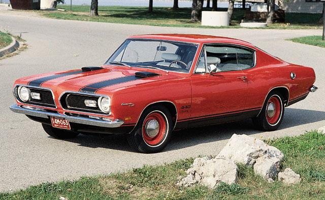 Les MUSCLES CAR Plymouth-Barracuda-1969