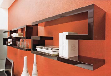 Cuisine : Aide au choix de couleurs (murs + sol) : en fonction d’une cuisine meubles taupe et plan de travail wengé CALLIGARIS-CS6004-7L-etag-seattl_1