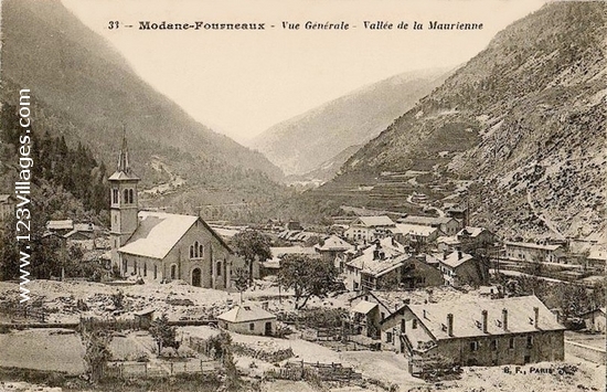 Villes et villages en cartes postales anciennes .. - Page 5 Modane-2