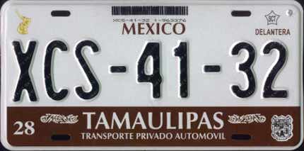 Matriculas de México Tampsmex4