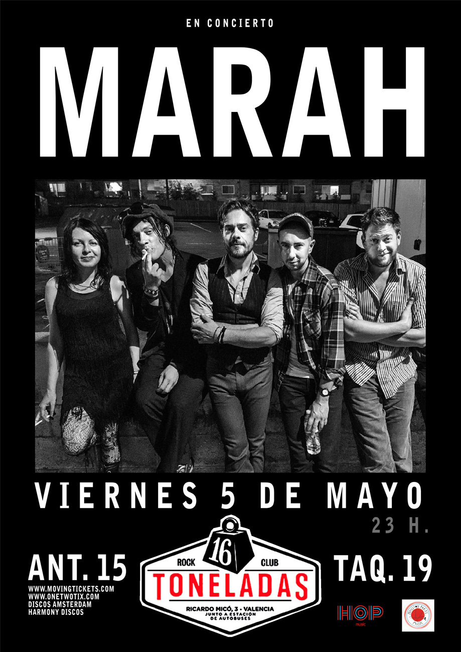 MARAH TOUR 2017 5-V-CARTEL-MARAH