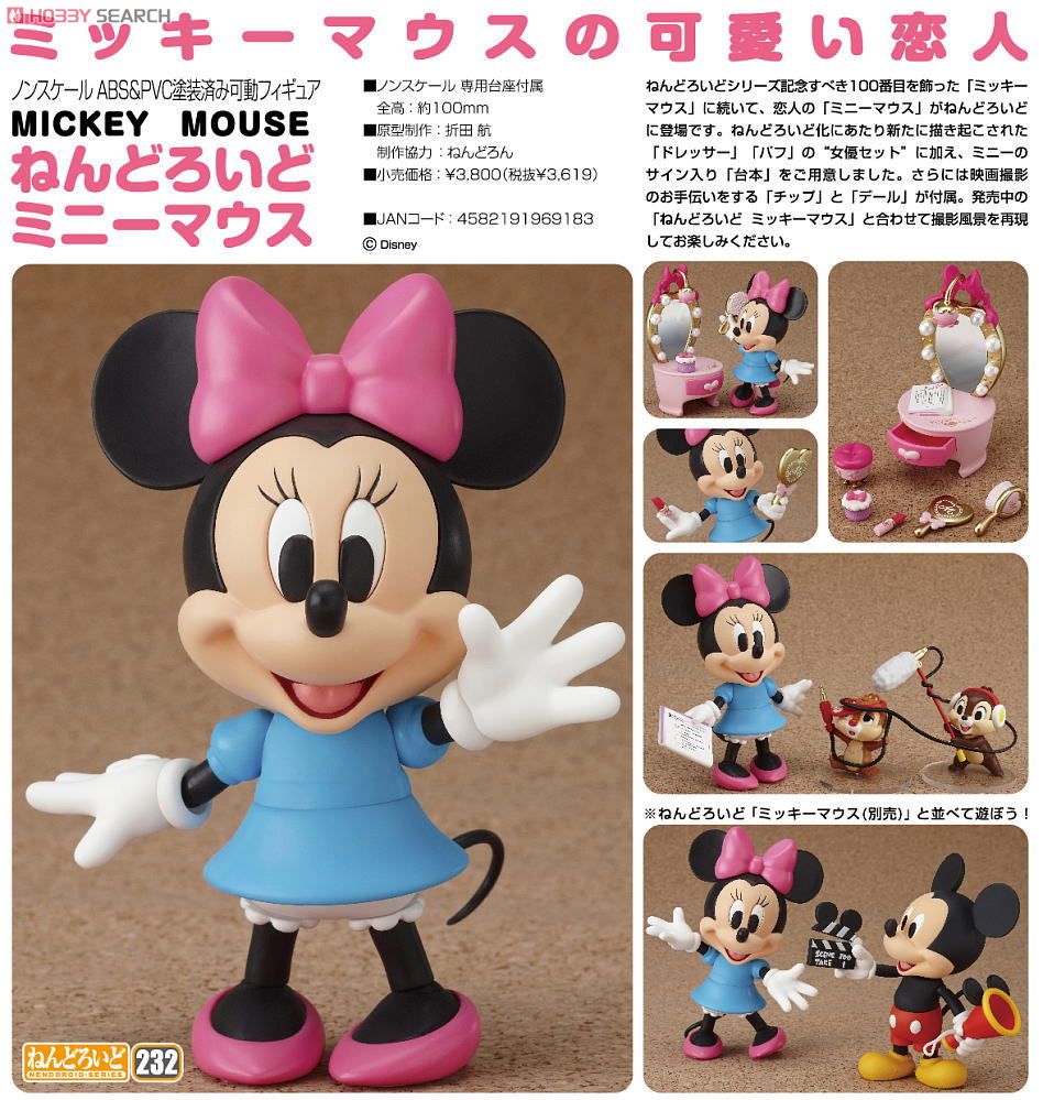 [Good Smile Company] Nendoroid Minnie Mouse (PVC Figure) 10178179a6