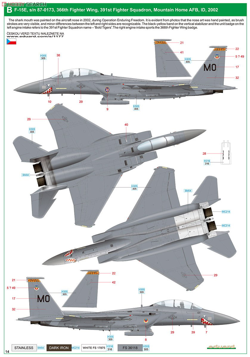 F-15 D/E Eduard 1/48 10234156t3