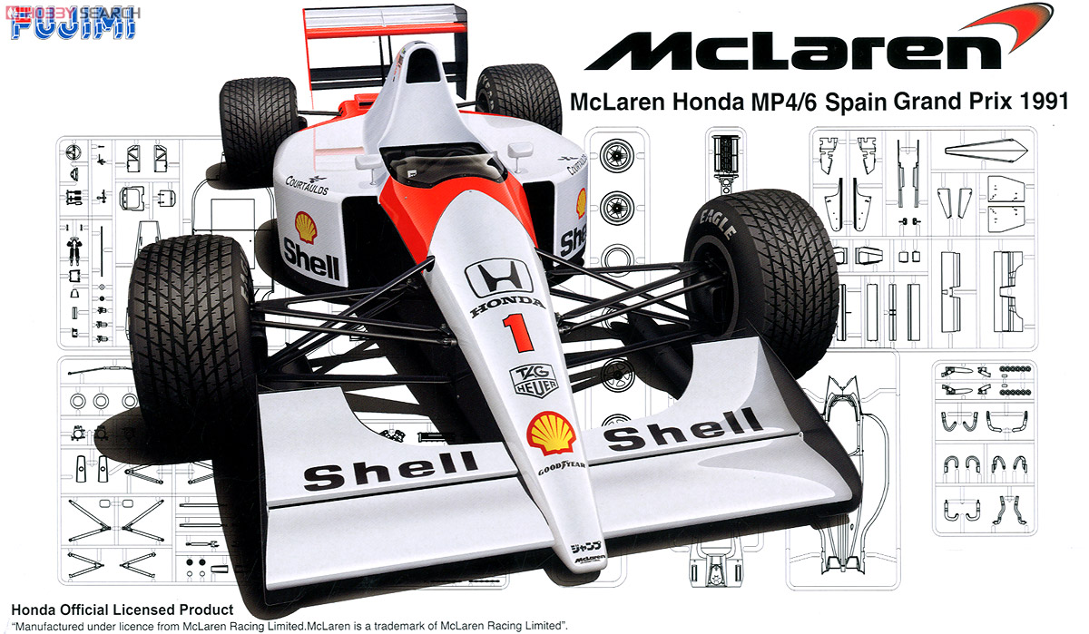 Mc Laren MP4-6 1991 Spain GP por Fujimi 10237659p