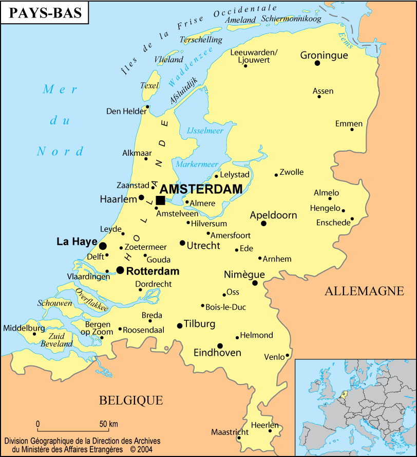 [✓] Royaume des Pays-Bas/Koninkrijk der Nederlanden Carte_paysbas