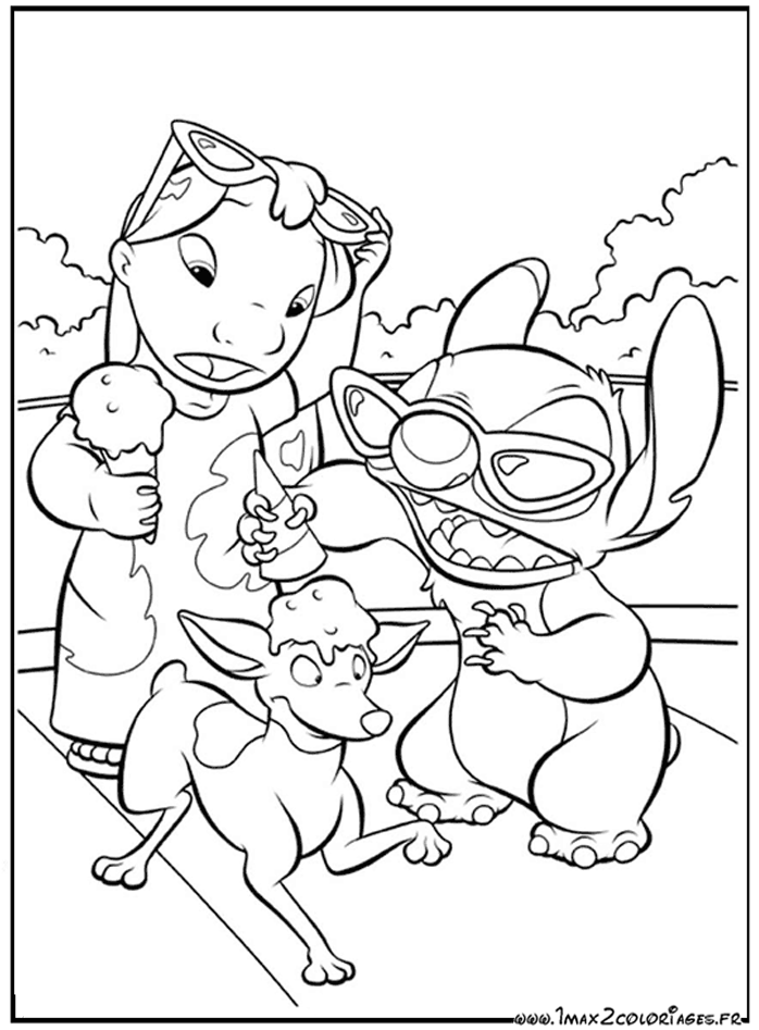 Coloriages - Lilo et Stitch Lilo_stitch13