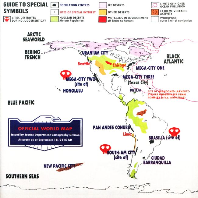 Judge Dredd : 1995 vs 2012 Map1