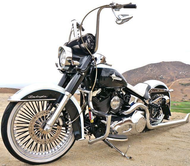 Echappement queue carpe softail  001