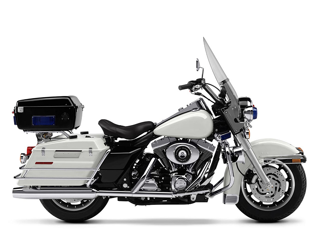 Transfo Bagger solo en Tourer duo en 4mn chrono Harley-Davidson_FLHPI_Road_King_Police_Emergency_2003