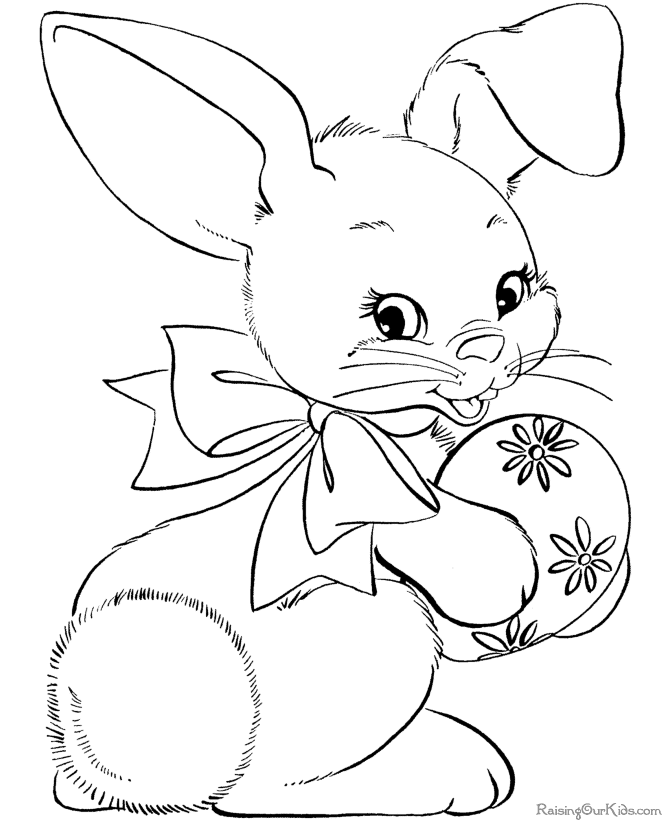 colorir 2 Easter-bunny-coloring-pages-2