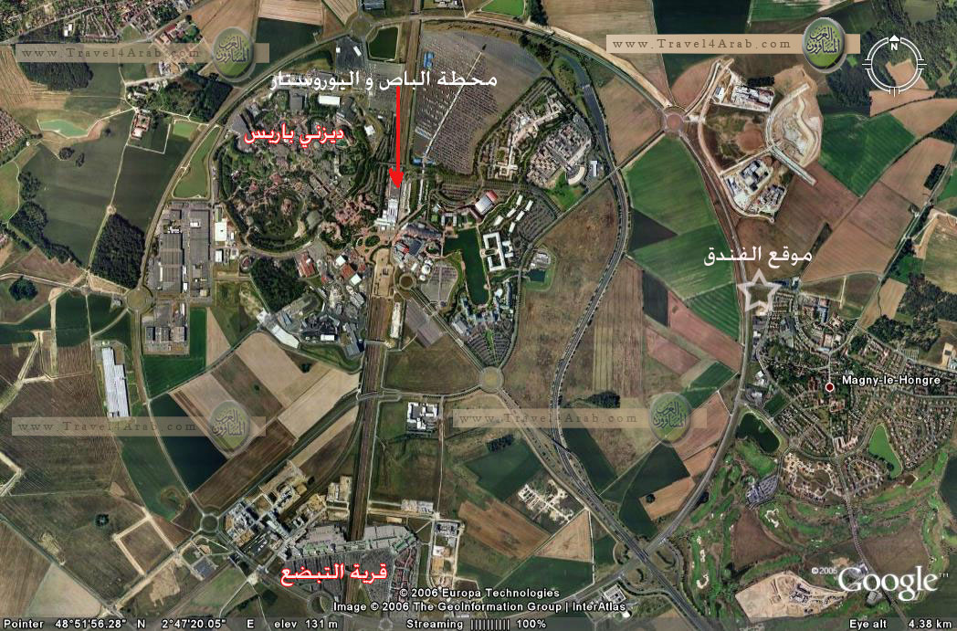 برنامج google earth Disneyparis