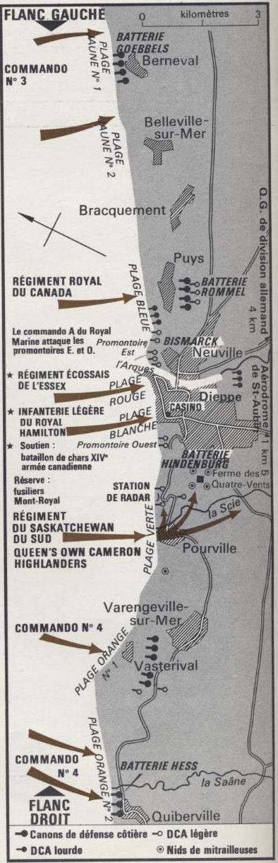 Massacre à Dieppe Dieppe_Carte2