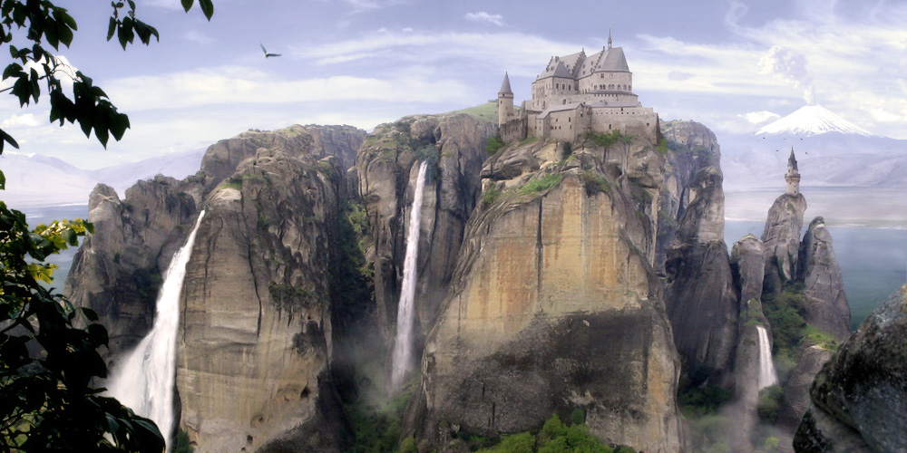 Matte Painting Chateau WIP MatteChateau10