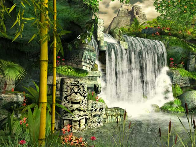 Masa üstü resimleri (ekran koruyucu) 3 Waterfall_screen03