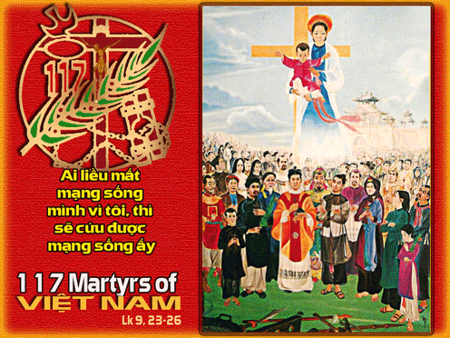 40" Lời Chúa: CÁC THÁNH TỬ ĐẠO VN VMartyrs_Vs