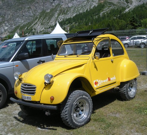 2cv Range Rover Taxibrousse2cv