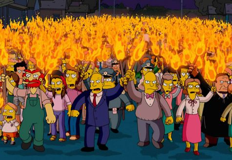 Real Madrid under investigation    Simpsons-villagers-pitchfork-torches