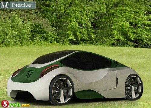 سيارة تغير لونها تلقائيا Honda-native-all-electric-concept-car-02