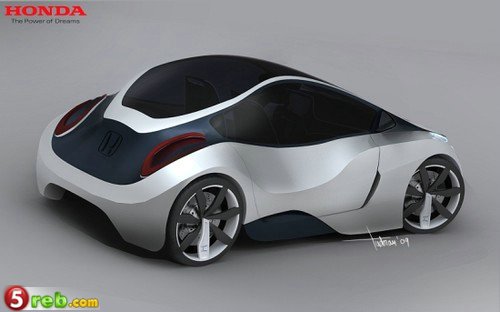 سيارة تغير لونها تلقائيا Honda-native-all-electric-concept-car-06