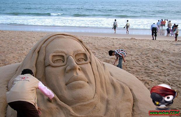 فنون النحت على الرمل في شواطئ الهند ... فعلا رائع Domain-6b390b249e