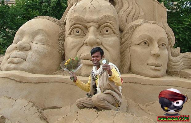 فنون النحت على الرمل في شواطئ الهند ... فعلا رائع Domain-9afc7fc480