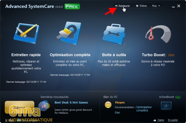 Advanced SystemCare Free 5 : Optimisez votre système image 17