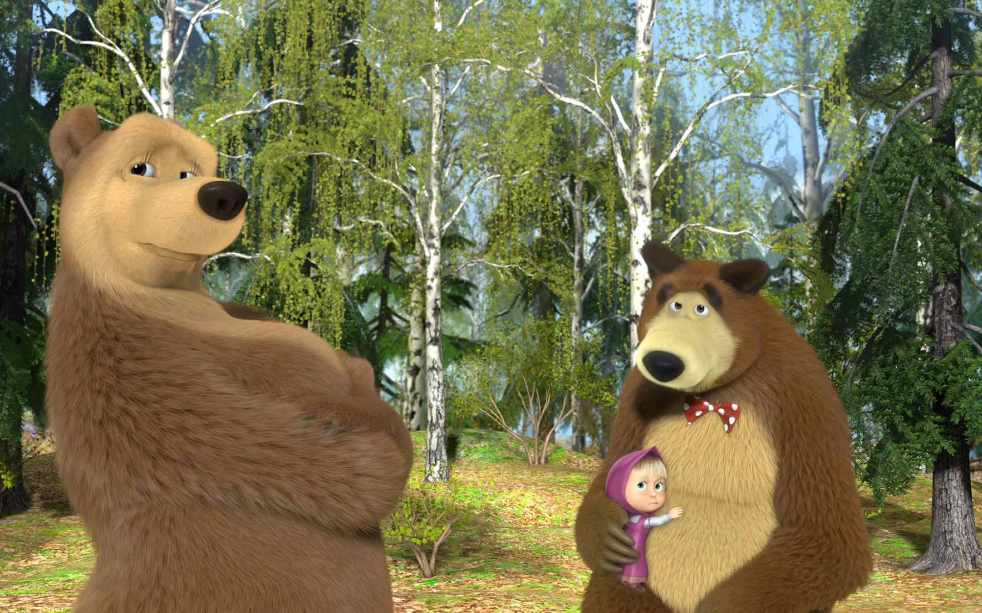 الآآنـــ:صــور لكــرتـونــ  2015Masha and The Bear Haidar139806425021