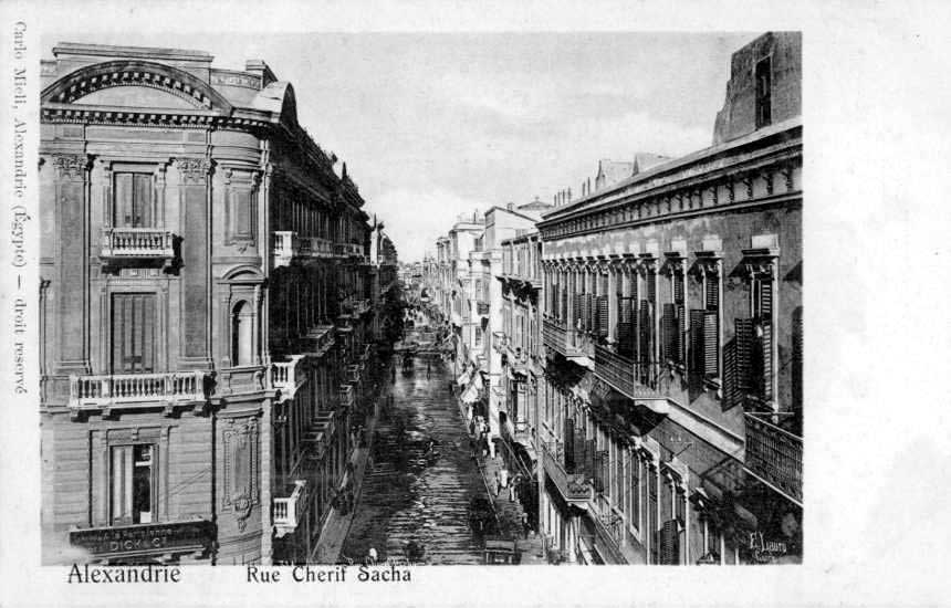 الاسكندريه قديما وحديثا بالصور هديه لاهالي الاسكندريه Rue_Cherif_Pacha