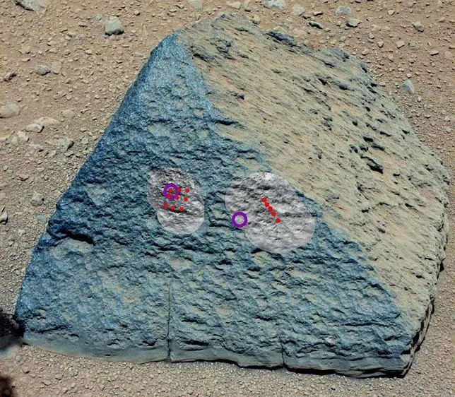 Curiosity encuentra en Marte una piedra que se parece a las de la Tierra  Curiosity--644x562