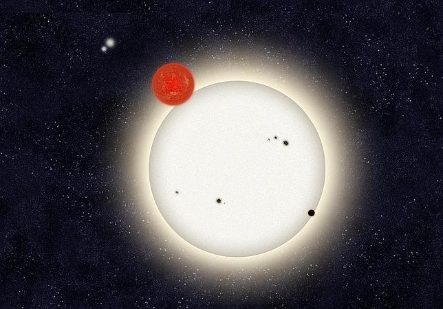 Descubren un planeta con 5 soles Exoplaneta-cuatro-soles--644x450