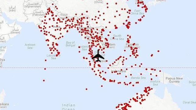 Malaysia Airlines anunció que perdió contacto con un avión... - Página 2 Mapa-aterrizajes2--644x362