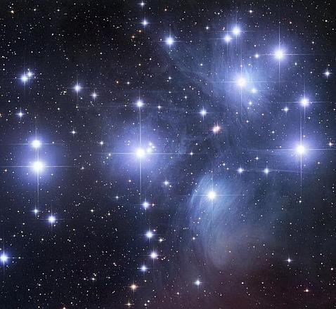 Descubren el primer «Hermano» del Sol Pleyades-cumulo--478x440