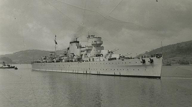 El día que España intentó rescatar al acorazado nazi «Bismarck» Crucero-Canarias-1939--644x362