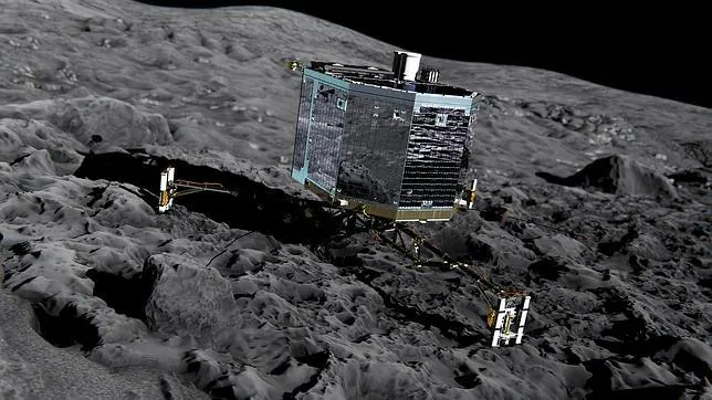 Se ha conseguido el hito: La sonda Philae aterriza en el cometa 67P Philae-baterias--644x362