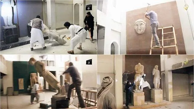 Las estatuas destruidas por el Estado Islámico en Mosul eran copias Mosul-statues--644x362