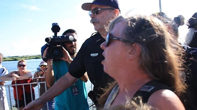 Intentan reventar con acusaciones de "genocidio" el multitudinario 450 aniversario de San Agustín de la Florida. Conmemoracion-florida-2--644x362